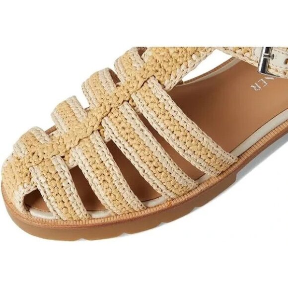 NEW Donald Pliner Laynar Fisherman Sandal (Women) FOAM SIZE 9/100%AUTHENTIC - Picture 7 of 7